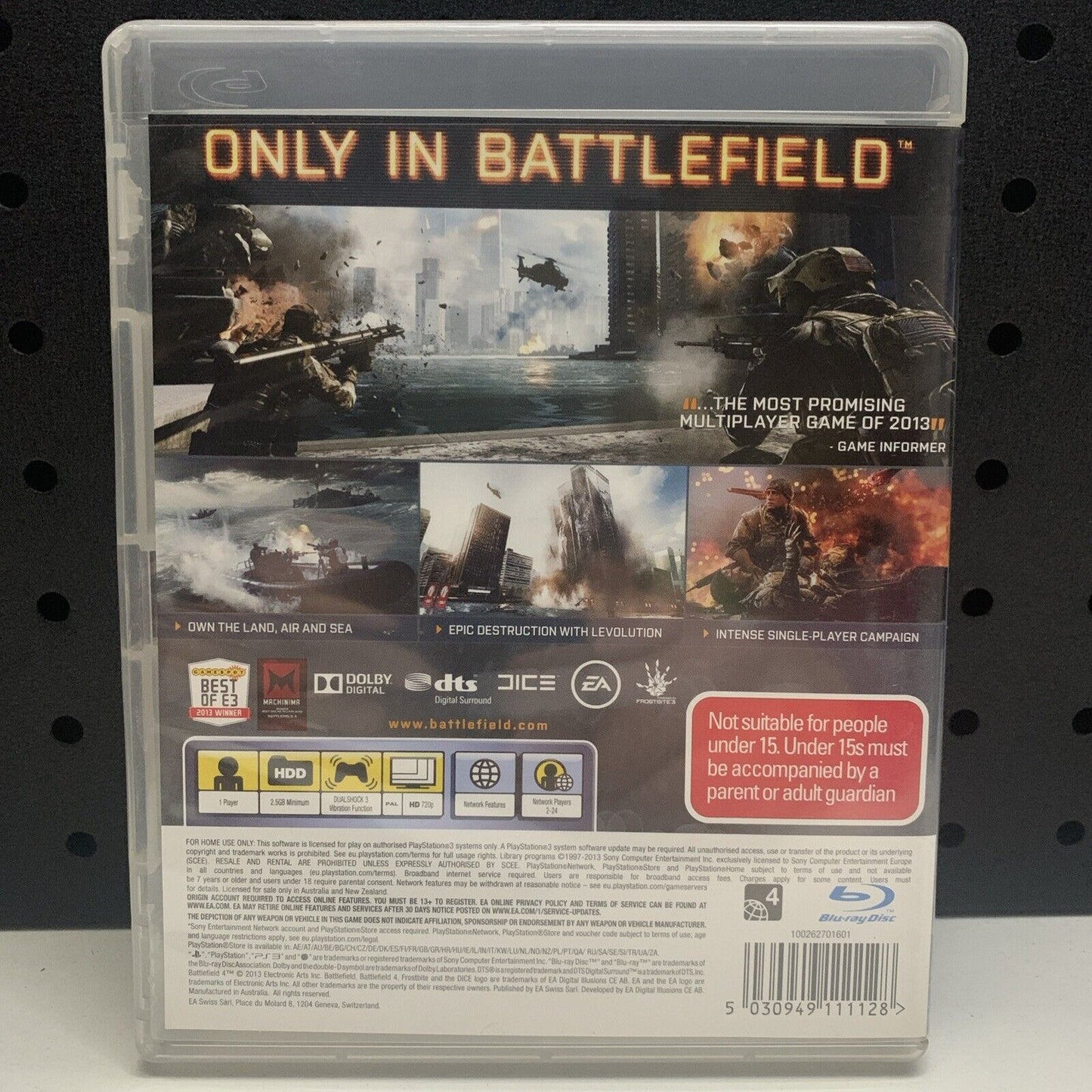 Battlefield 4 PlayStation 3 PS3 Game