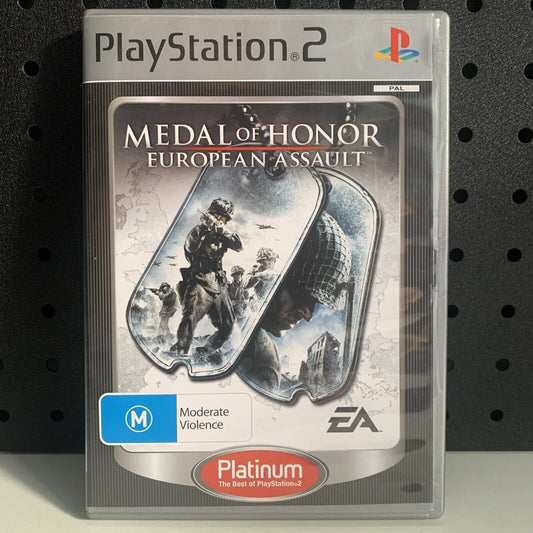 Medal of Honor European Assault PlayStation 2 PS2 Game