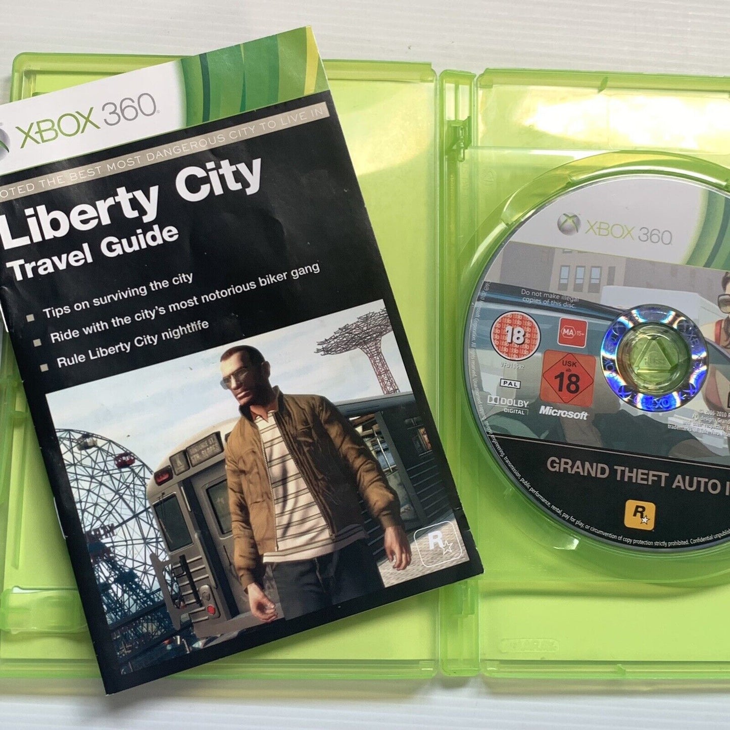 Grand Theft Auto IV 4 & Episodes From Liberty City Xbox 360 Game