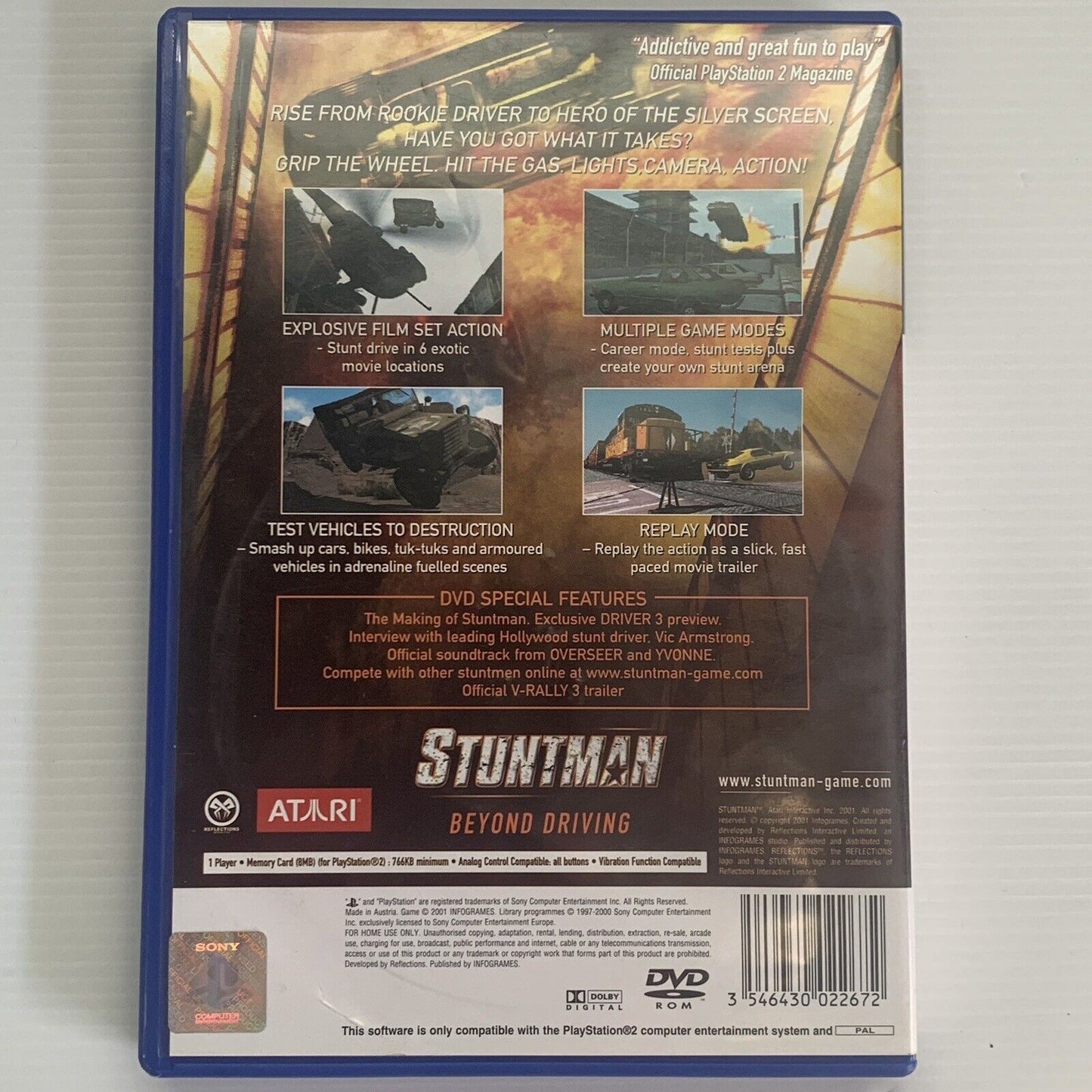 Stuntman PlayStation 2 PS2 Game