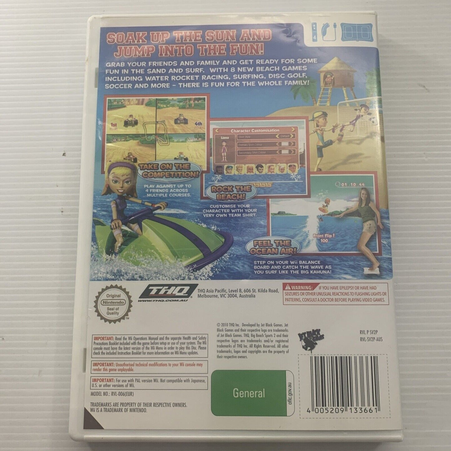 Big Beach Sports 2 Nintendo Wii Game