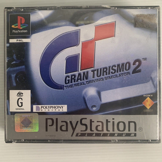 Gran Turismo 2 The Real Driving Simulator PlayStation PS1 Game