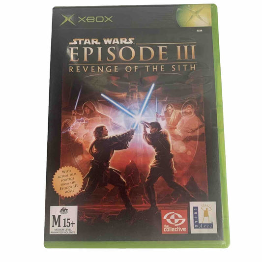 Star Wars Episode 3 III Revenge Of The Sith Xbox Original Game