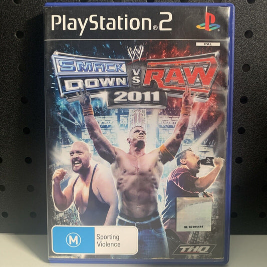 WWE Smackdown Vs Raw 2011 PlayStation 2 PS2 Game