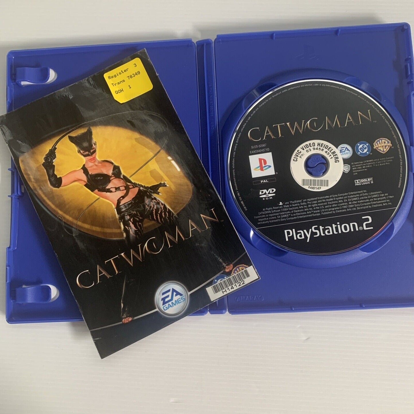 Catwoman PlayStation 2 PS2 Game
