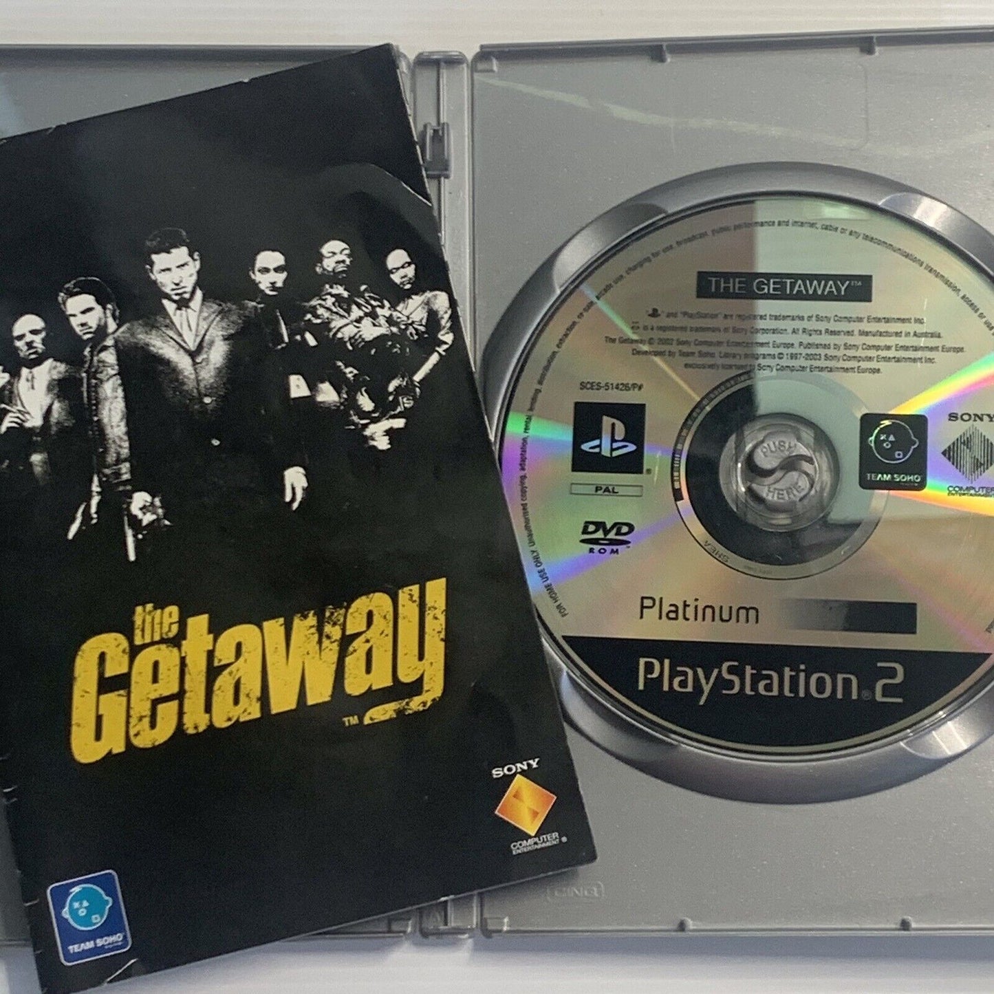 The Getaway PlayStation 2 PS2 Platinum Game