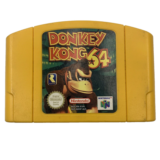 Donkey Kong 64 Yellow Cartridge Nintendo 64 N64