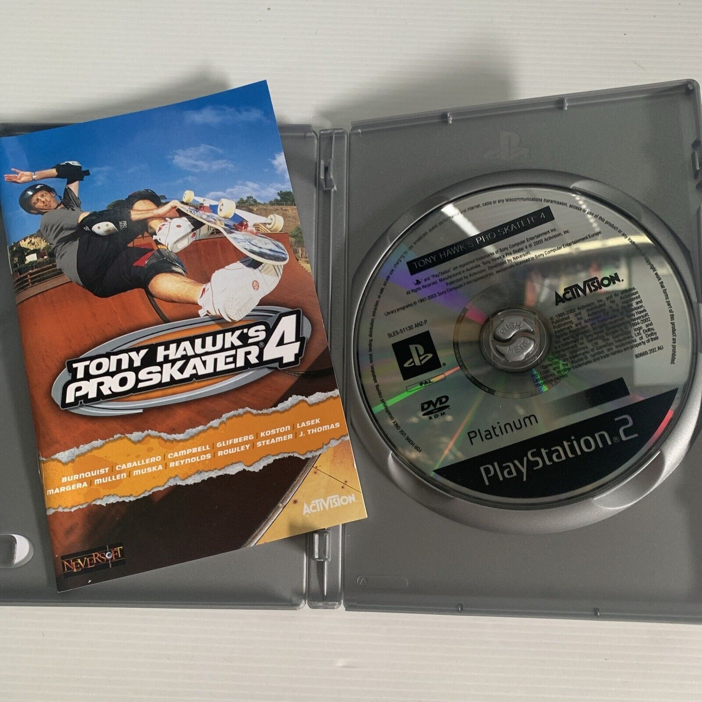 Tony Hawk's Pro Skater 4 PlayStation 2 PS2 Game