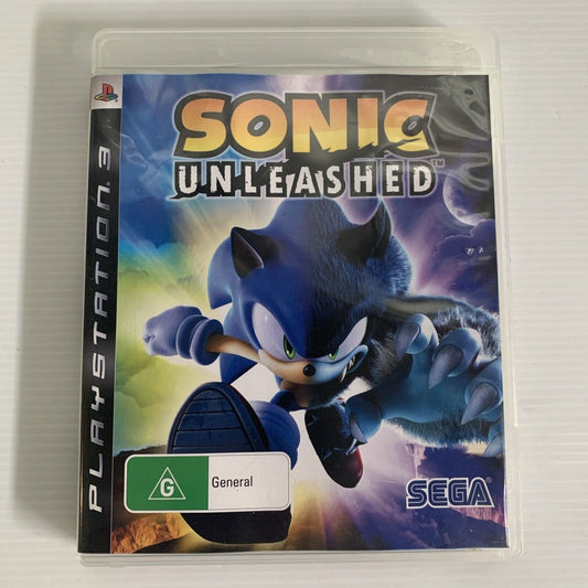 Sonic Unleashed PlayStation 3 PS3 Game