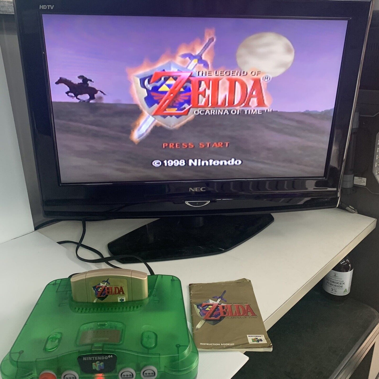 Legend Of Zelda Ocarina Of Time Game Nintendo 64 N64