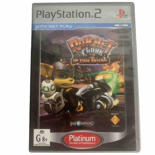 Ratchet And Clank 3 Up Your Arsenal PlayStation 2 PS2 Game
