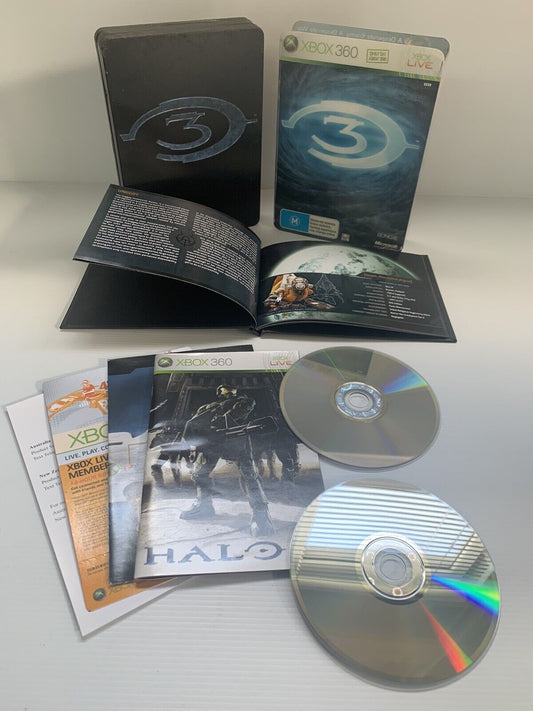 Halo 3 Game Limited Edition Collector’s Steelbook Xbox 360
