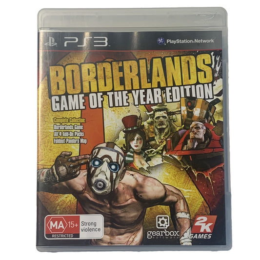 Borderlands Game Of The Year Edition Playstation 3 PS3 Game