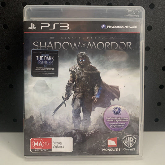 Middle Earth: Shadow of Mordor PlayStation 3 PS3 Game