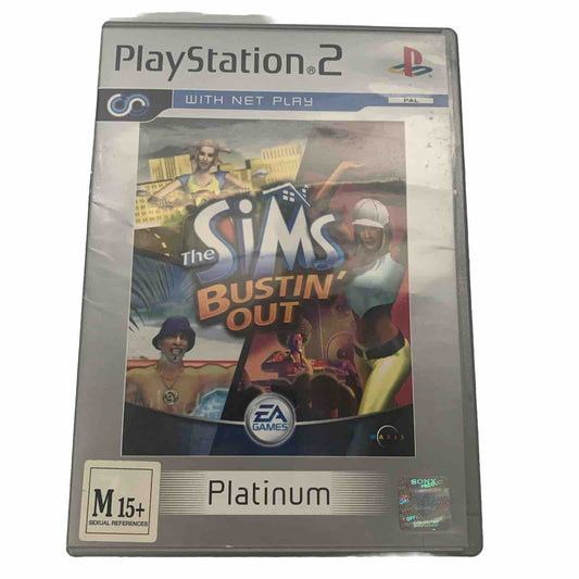 The Sims Bustin' Out PlayStation 2 PS2 Game