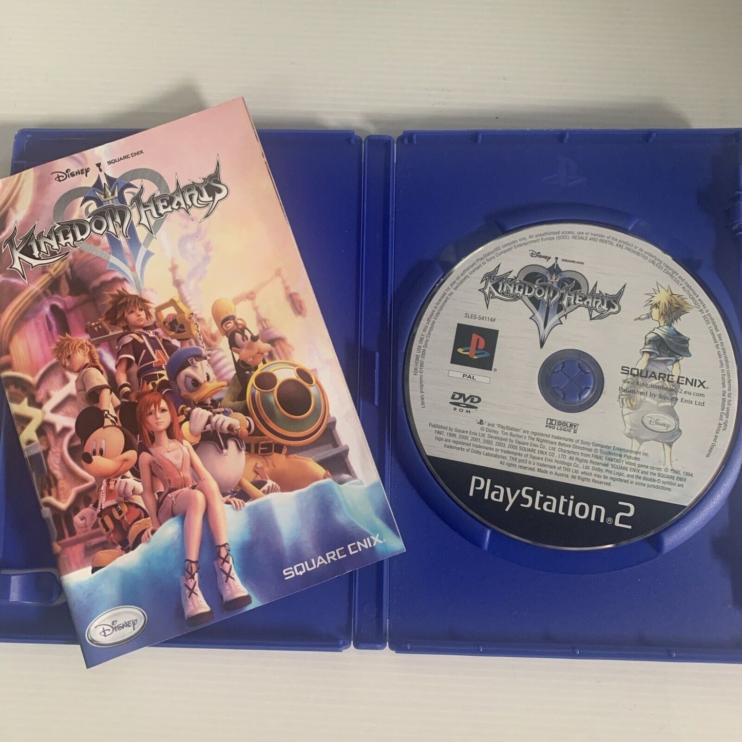 Kingdom Of Hearts II 2 PlayStation PS2 Game Black Label