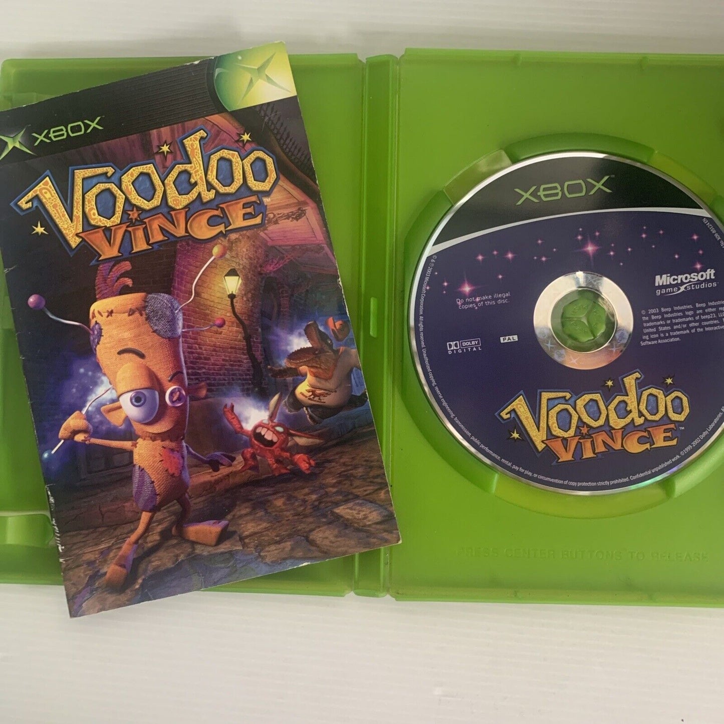 Voodoo Vince Xbox Original Game