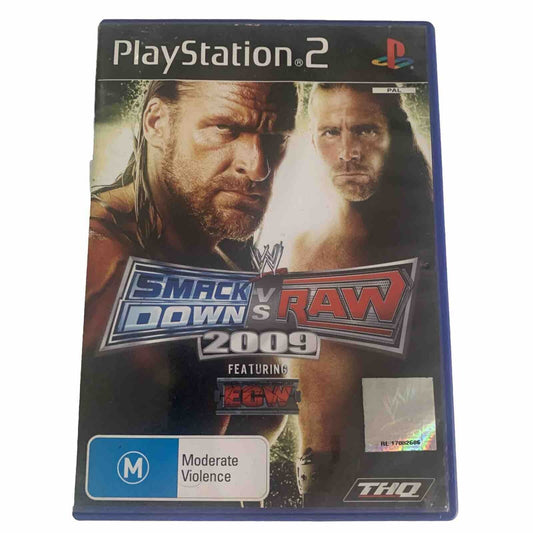 WWE SmackDown vs Raw 2009 PlayStation 2 PS2 Game
