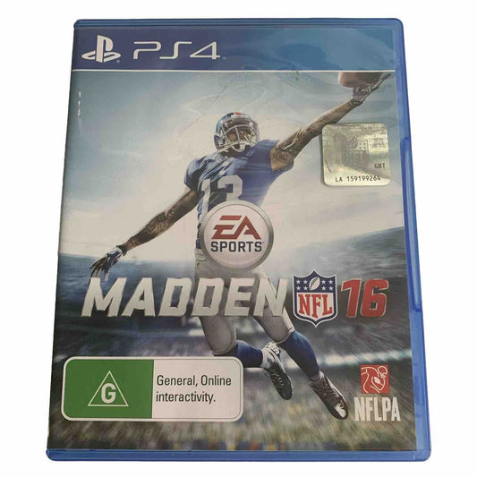Madden NFL 16 PlayStation 4 PS4 Game