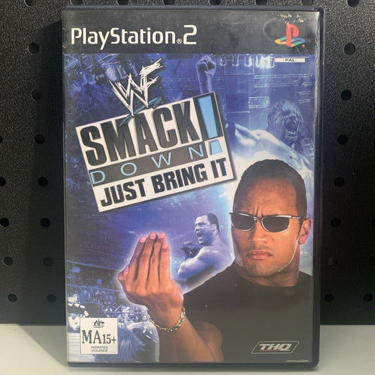 WWF Smackdown! Just Bring It PlayStation 2 PS2 Game
