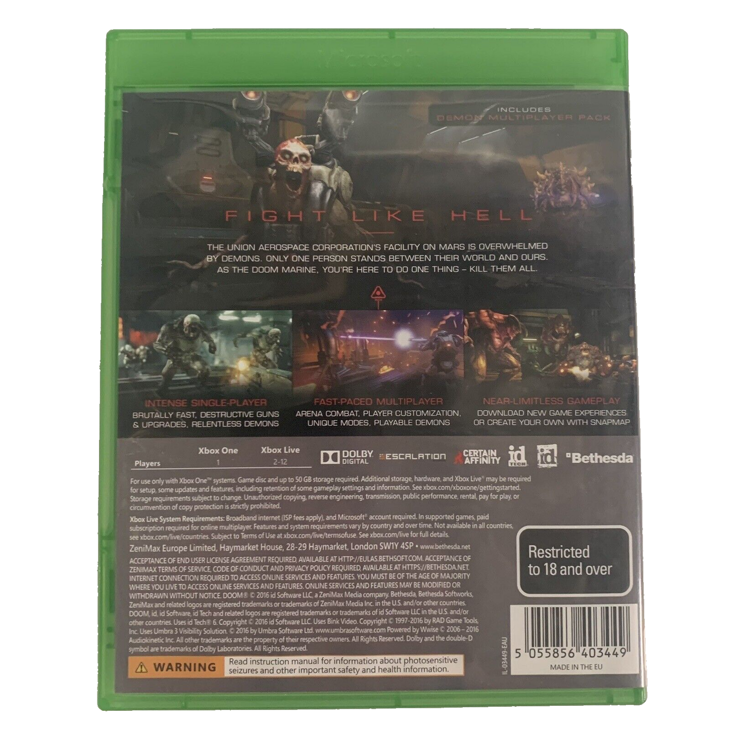 Doom Xbox One Game