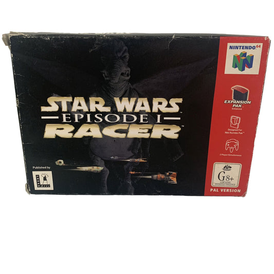 Star Wars Episode 1 Racer Nintendo N64 CIB Complete In Box