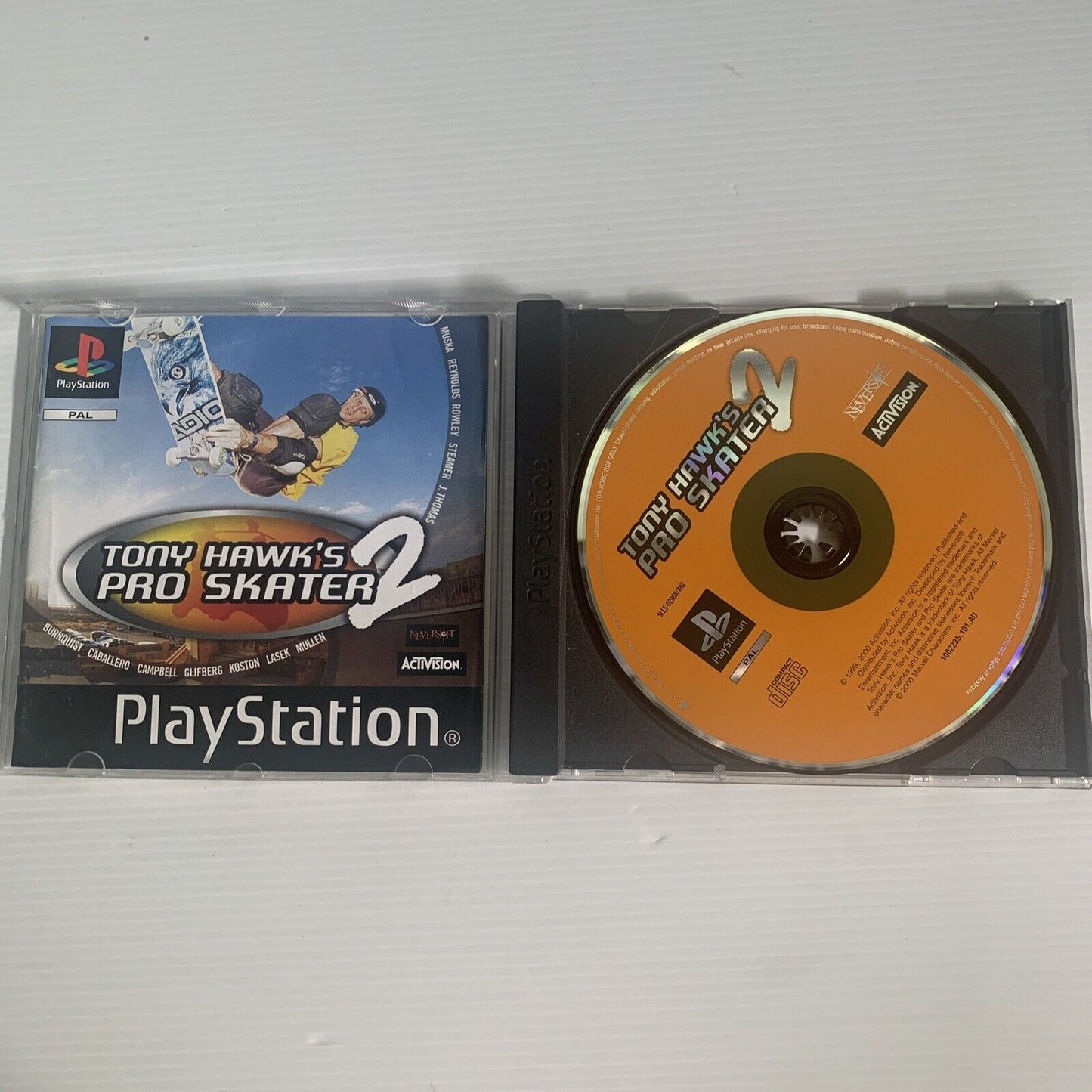Tony Hawk’s Pro Skater 2 PlayStation 1 PS1 Game