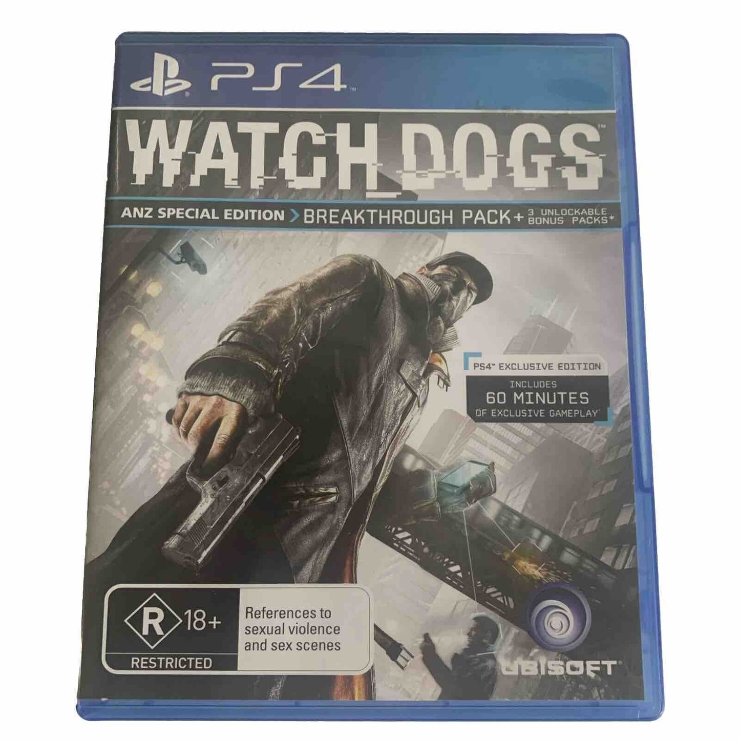 WATCH DOGS ANZ Special Edition Breakthrough Pack PlayStation 4 PS4 Game