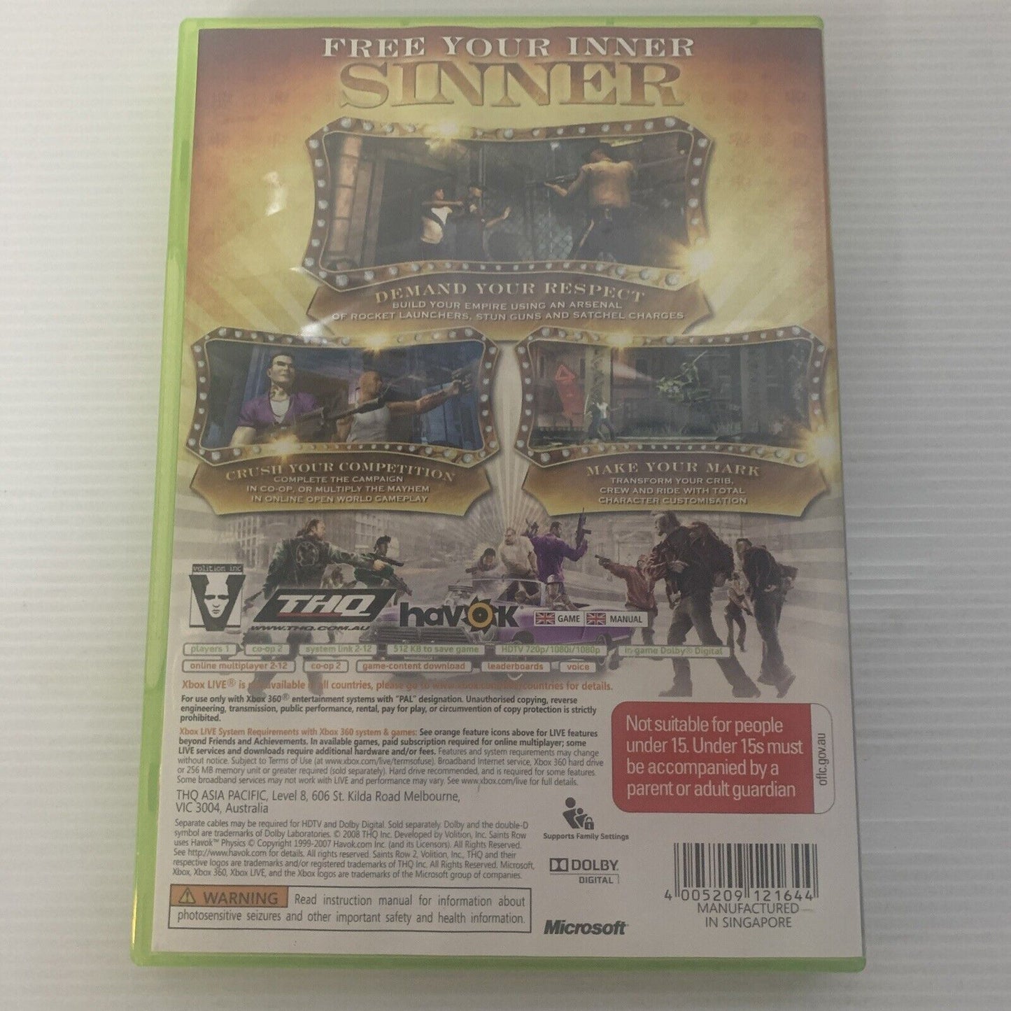 Saints Row 2 Xbox 360 Game