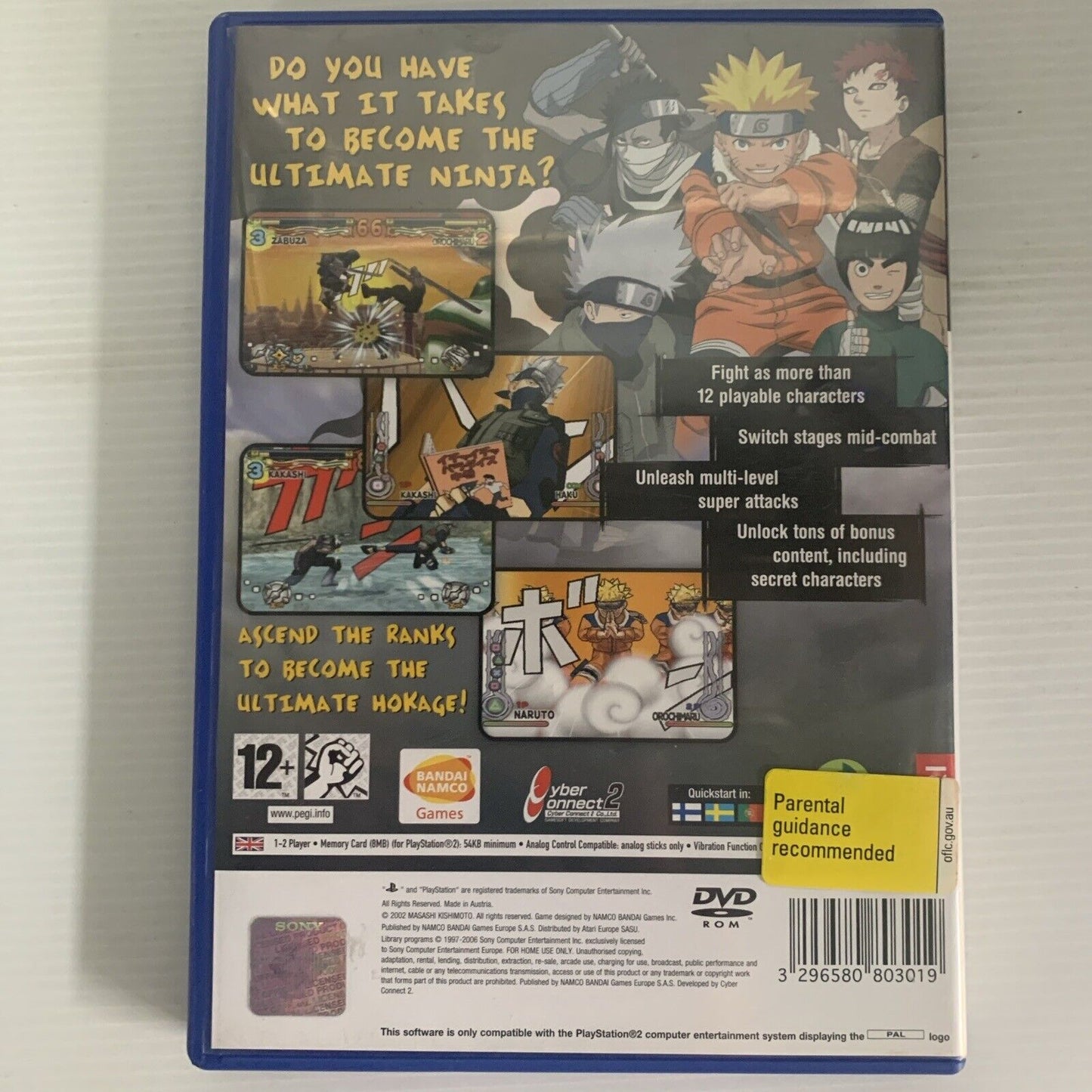 Naruto Ultimate Ninja PlayStation 2 PS2 Game