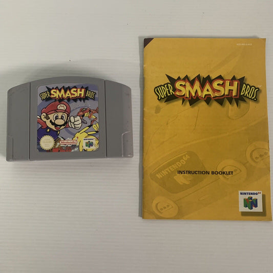 Super Smash Bros Game Nintendo 64 N64