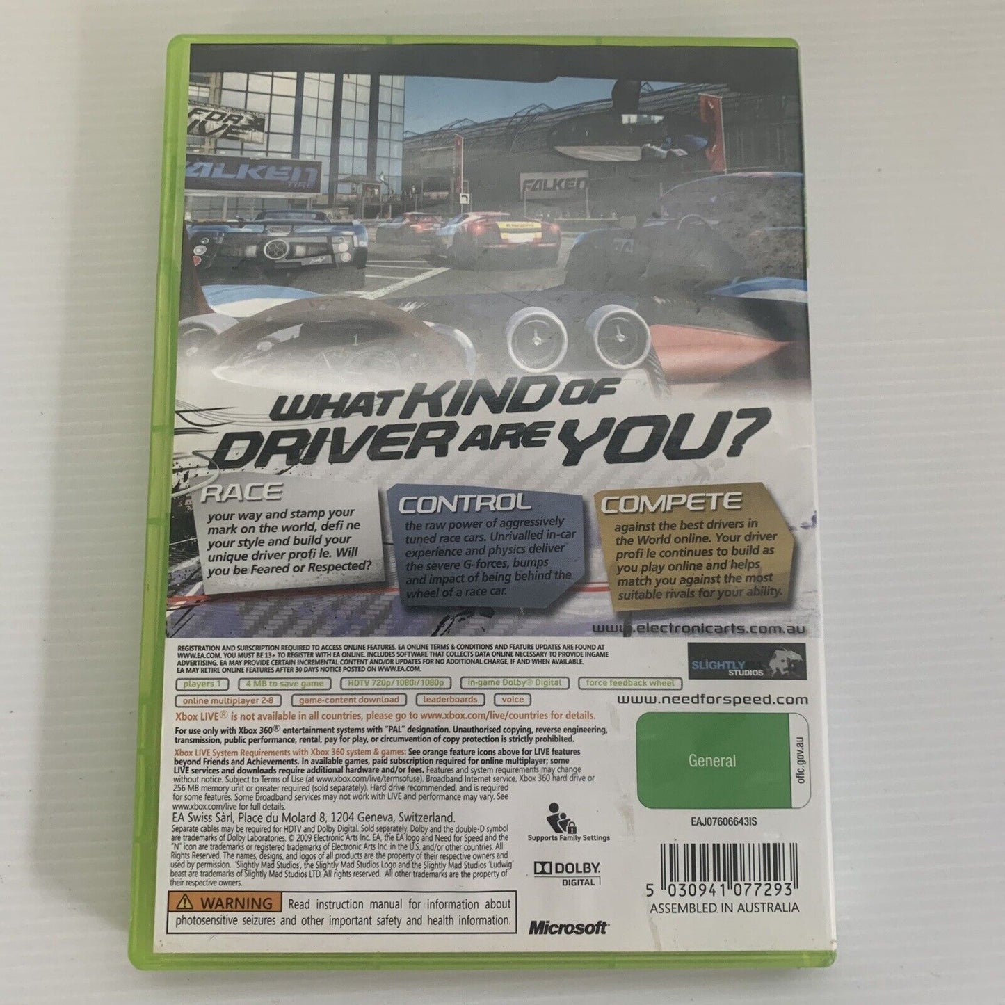 Need For Speed Shift Game Xbox 360