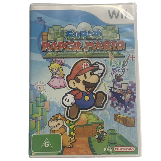 Super Paper Mario Nintendo Wii Game