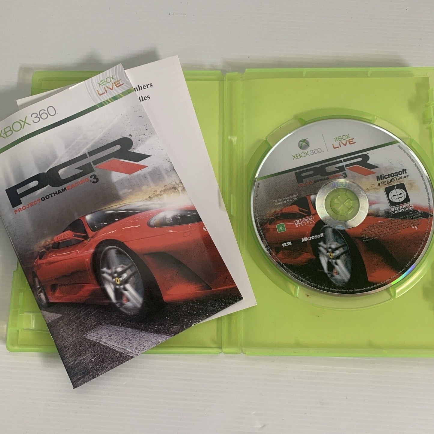 Project Gotham Racing 3 PGR 3 Xbox 360 Game