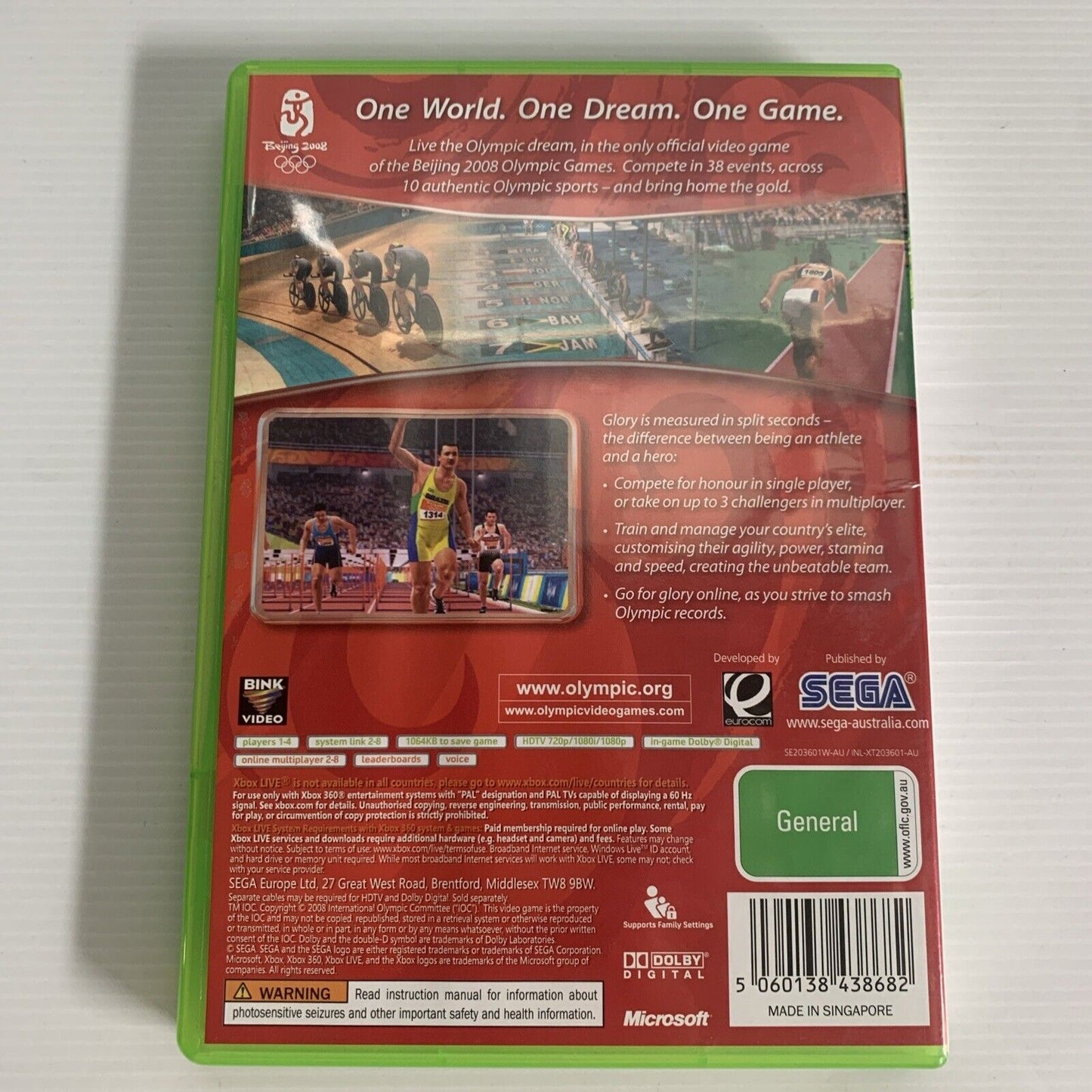 Beijing 2008 Xbox 360 Game