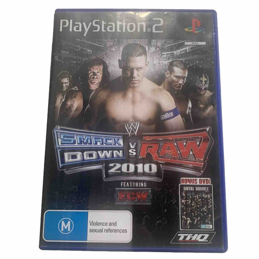 WWE Smackdown vs Raw 2010 PlayStation 2 PS2 Game