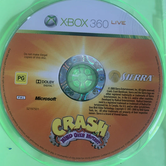 Crash Bandicoot Mind Over Mutant Xbox 360 Game *Disc Only