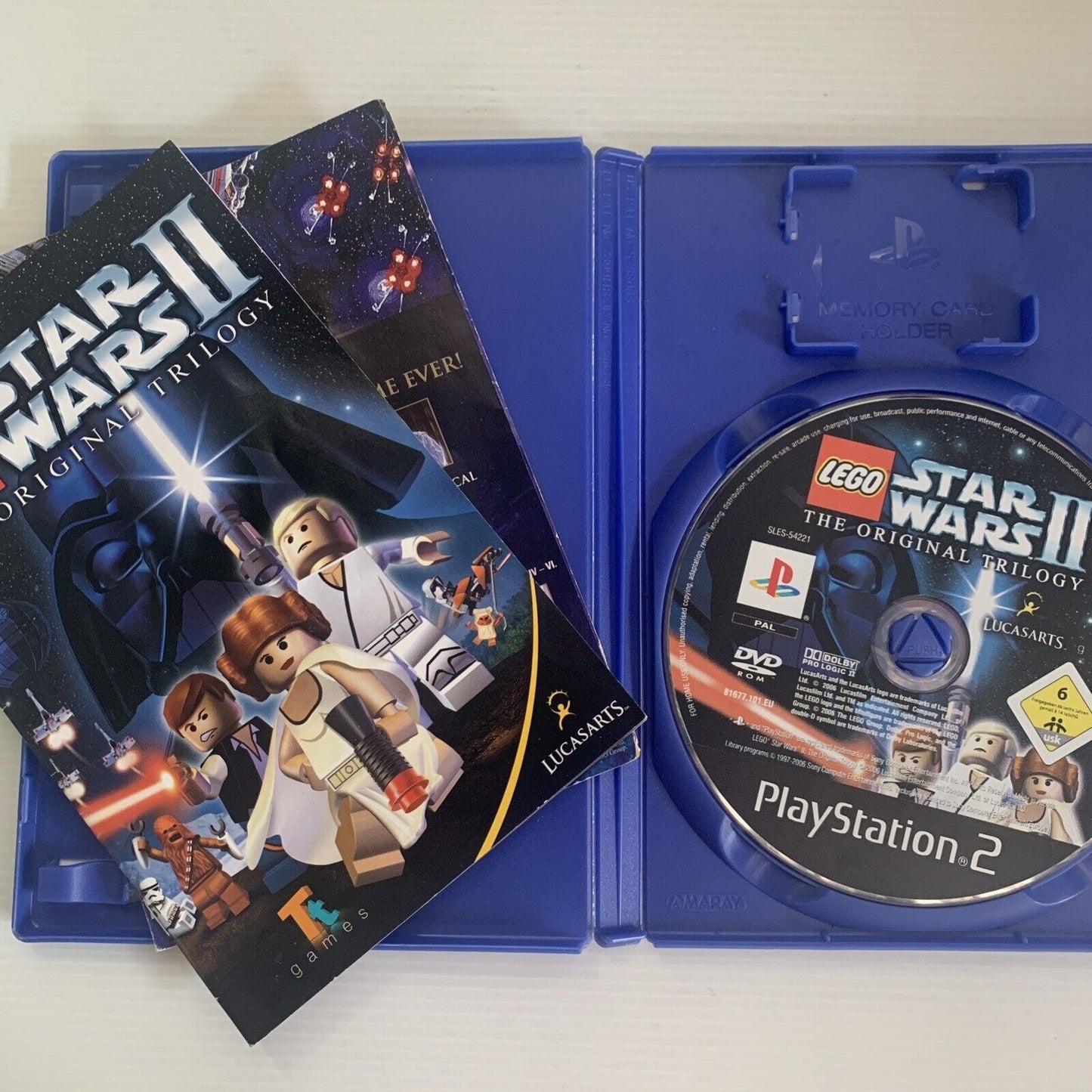 Lego Star Wars II The Original Trilogy PlayStation 2 PS2 Game