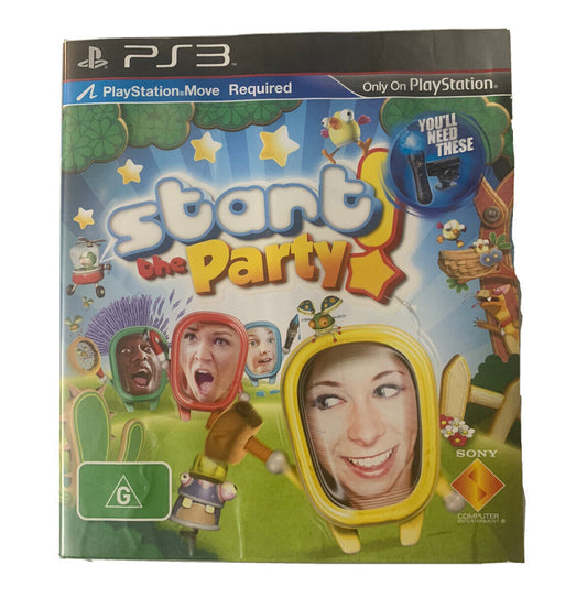 Start The Party Game Sony PlayStation 3 PS3