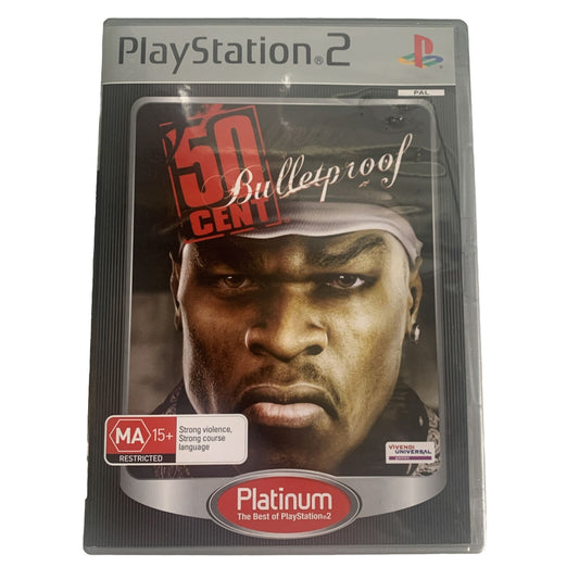 50 Cent Bulletproof PlayStation 2 PS2 Game