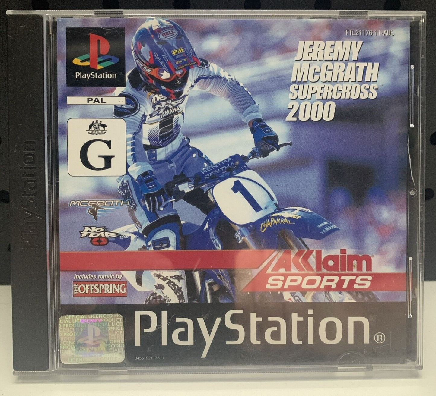 Jeremy McGrath Supercross 2000 PlayStation One PS1 Game