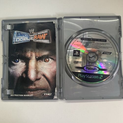 WWE SMACKDOWN! vs. RAW PlayStation 2 PS2 Game