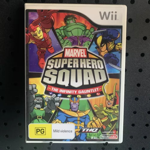 MARVEL SUPERHERO SQUAD The Infinity Gauntlet Nintendo Wii Game