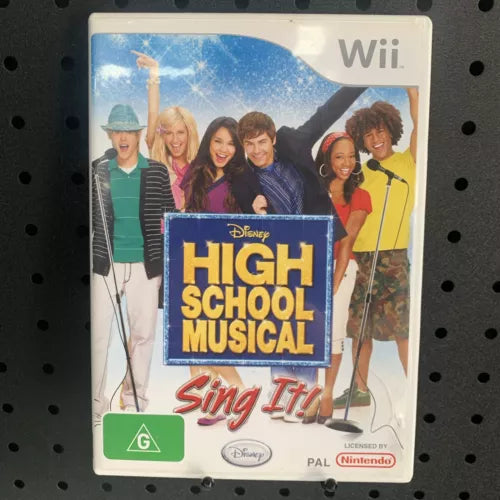 High School Musical Sing It Disney Wii Game