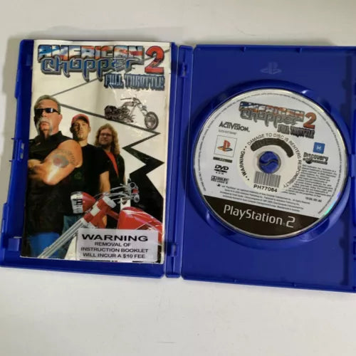 American Chopper 2 Full Throttle PlayStation 2 PS2 Game
