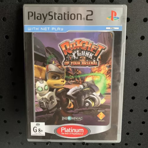 Ratchet And Clank Up Your Arsenal PlayStation 2 PS2 Game