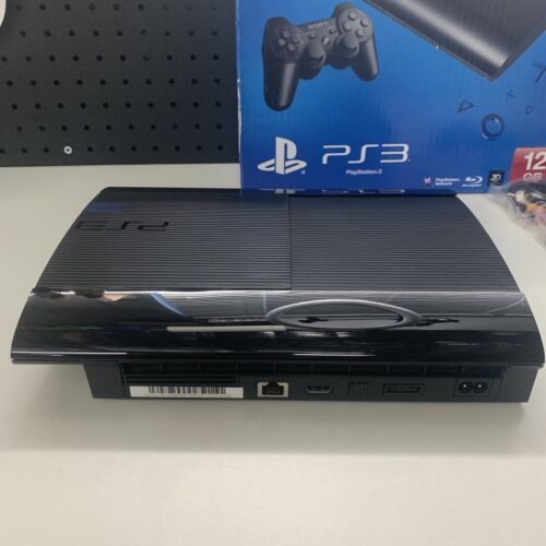 BRAND NEW Sony PlayStation 3 PS3 Console CECH-4002A Super Slim 12GB NEVER USED