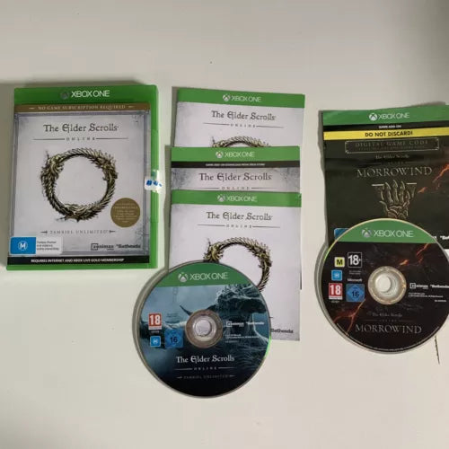 The Elder Scrolls Online Morrowind + Tamriel Unlimited Xbox One (2 game bundle)