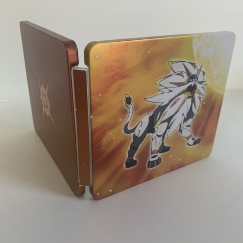 Pokemon Sun Rare SteelBook Fan Edition Collectors CIB Nintendo 3DS