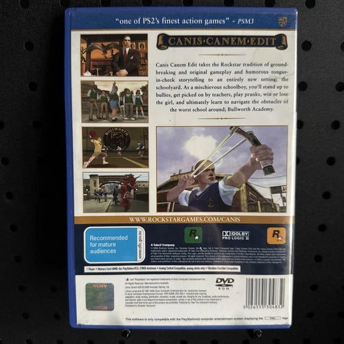 Canis Canem Edit PlayStation 2 PS2 Game